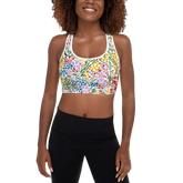 Sports Bra in Blooms